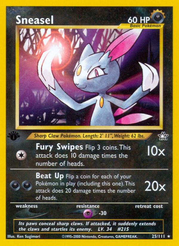 Sneasel [1st Edition] #25