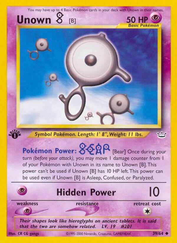 Unown B [1st Edition] #39