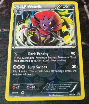 Weavile [Reverse Holo] #70