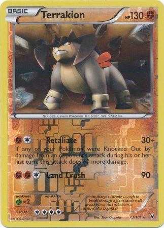 Terrakion [Reverse Holo] #73