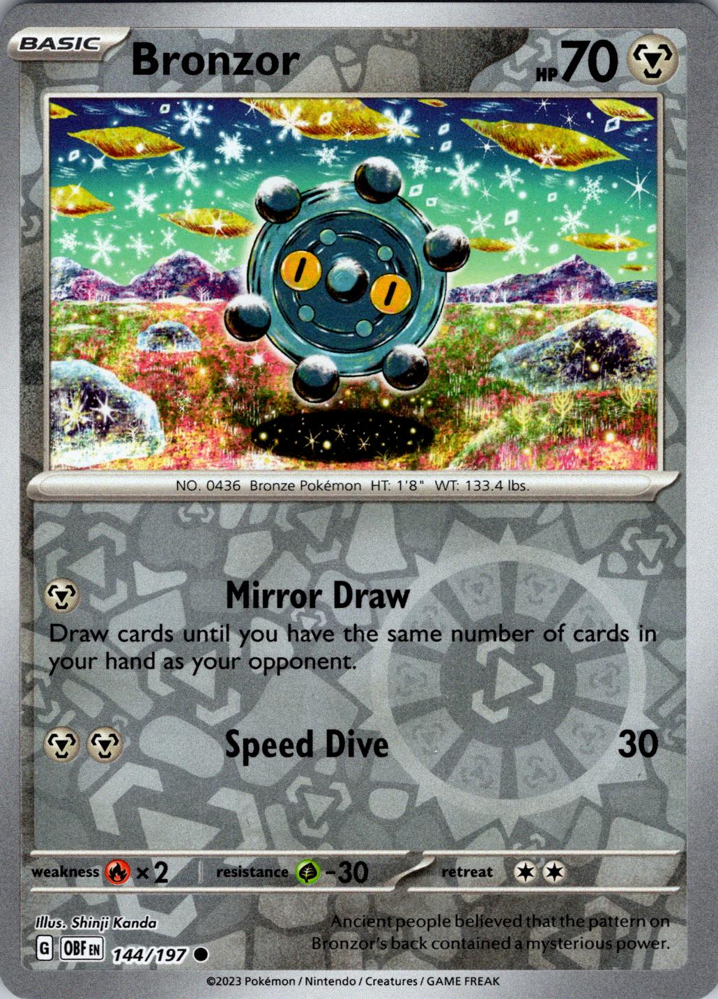 Bronzor [Reverse Holo] #144