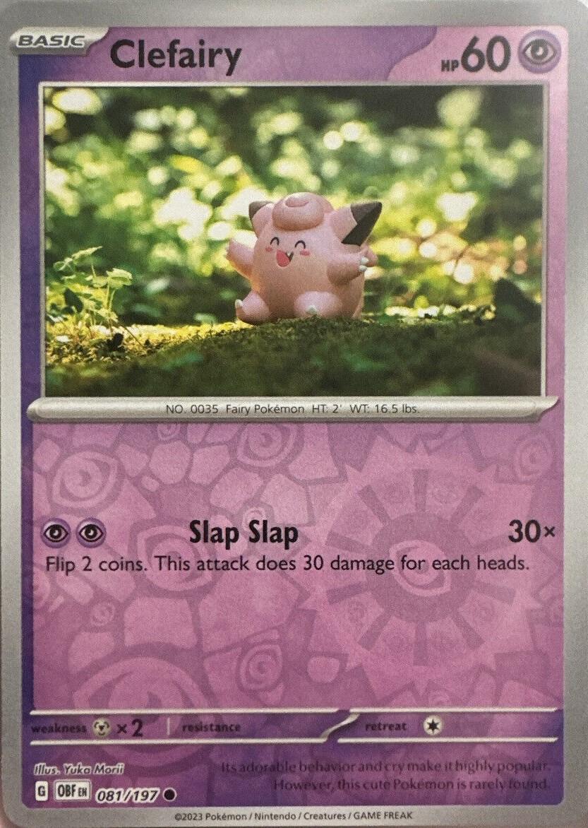 Clefairy [Reverse Holo] #81