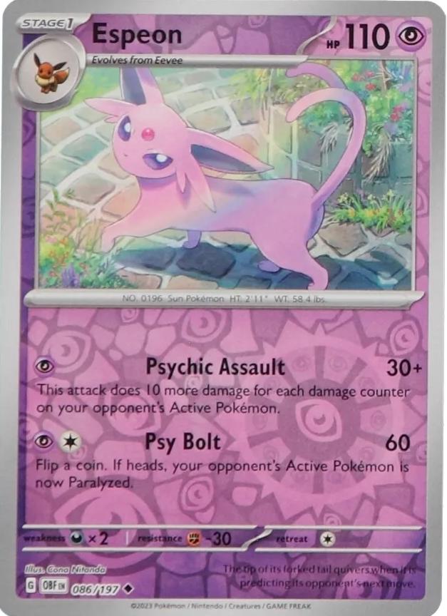 Espeon [Reverse Holo] #86