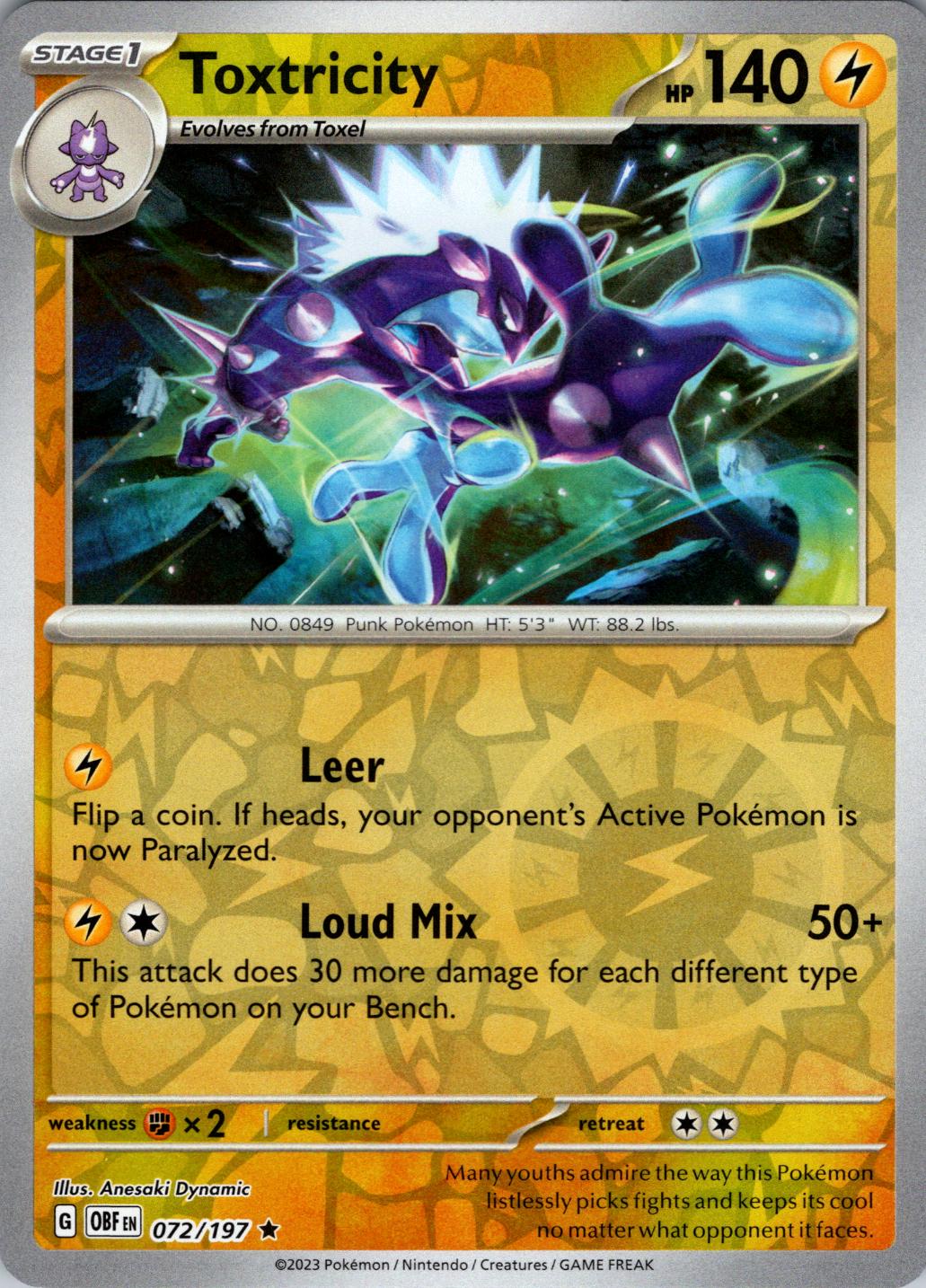 Toxtricity [Reverse Holo] #72