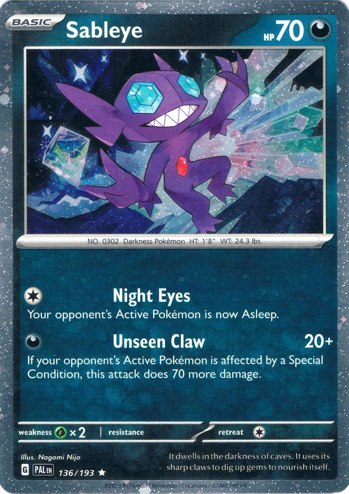 Sableye [Cosmos Holo] #136