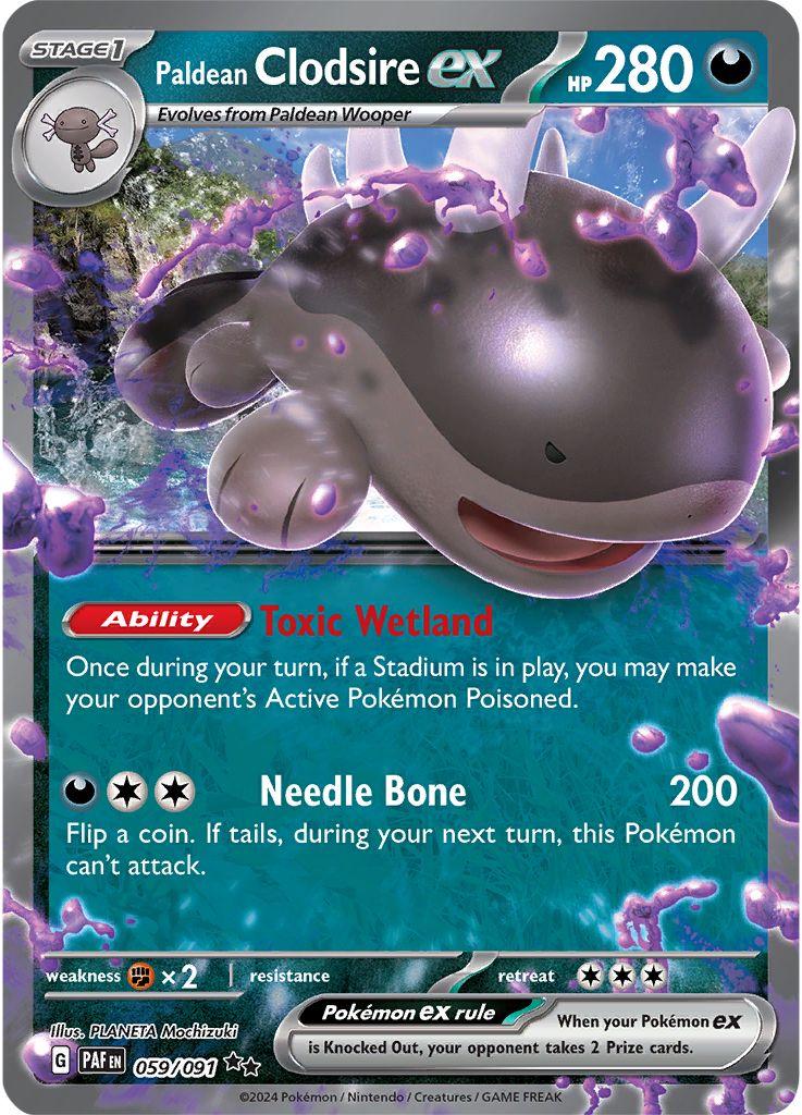 Paldean Clodsire ex #59
