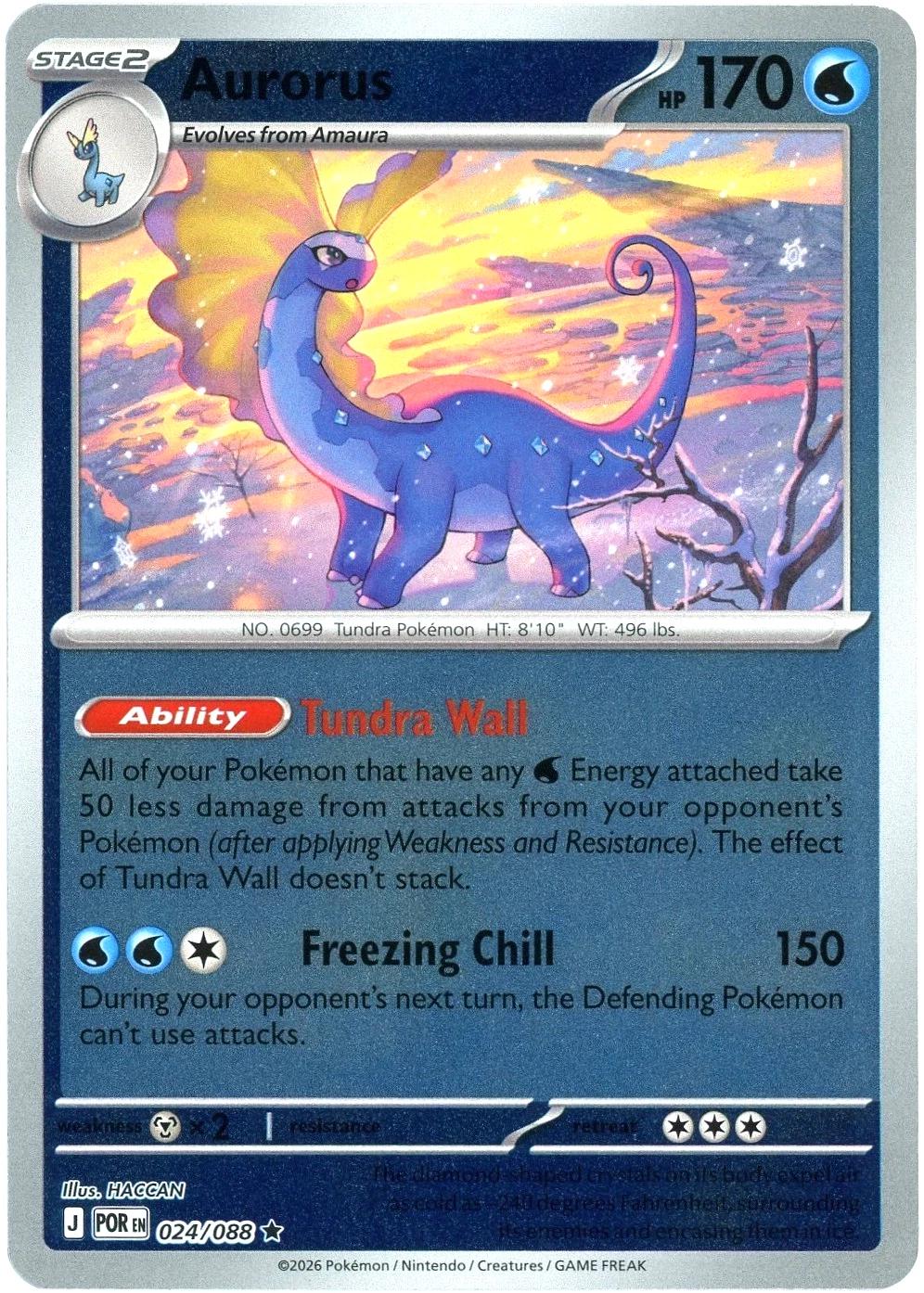 Aurorus [Reverse Holo] #24