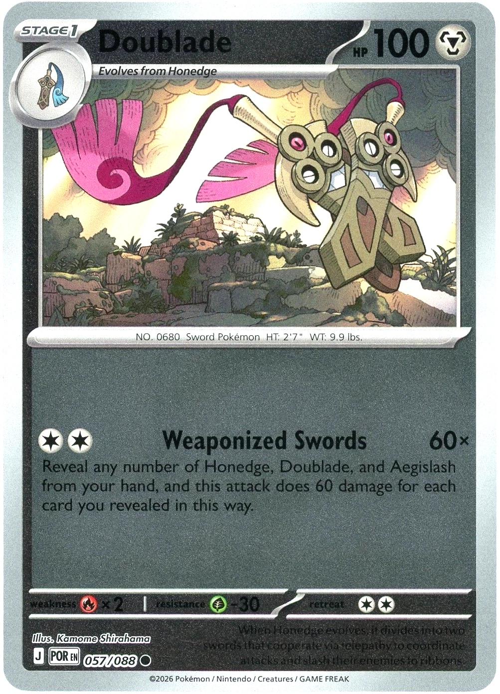 Doublade [Reverse Holo] #57