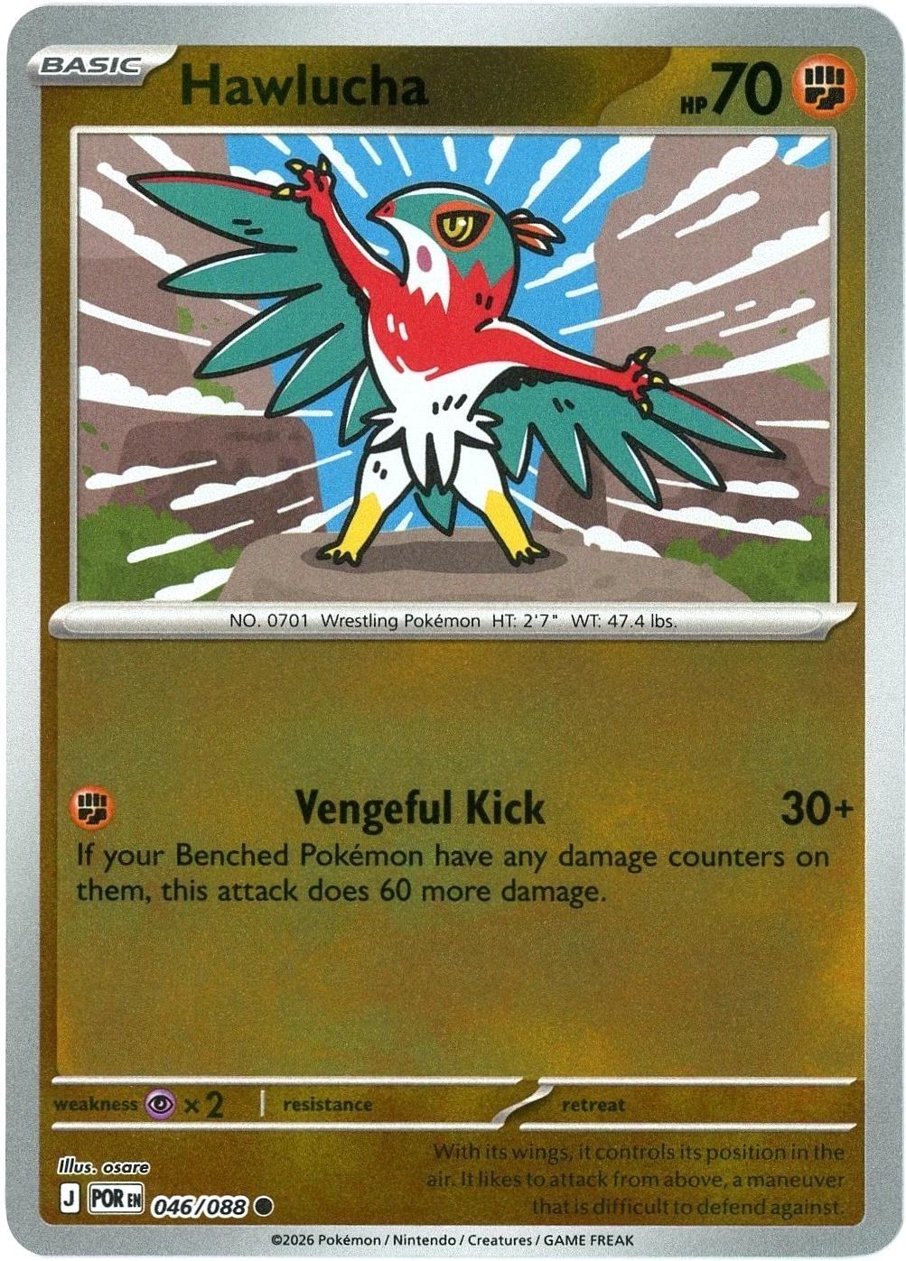 Hawlucha [Reverse Holo] #46
