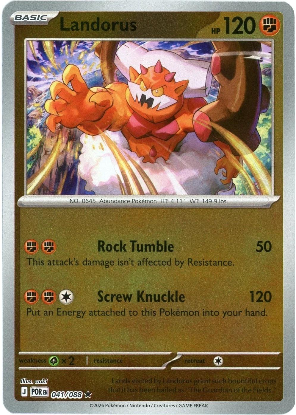 Landorus [Reverse Holo] #41