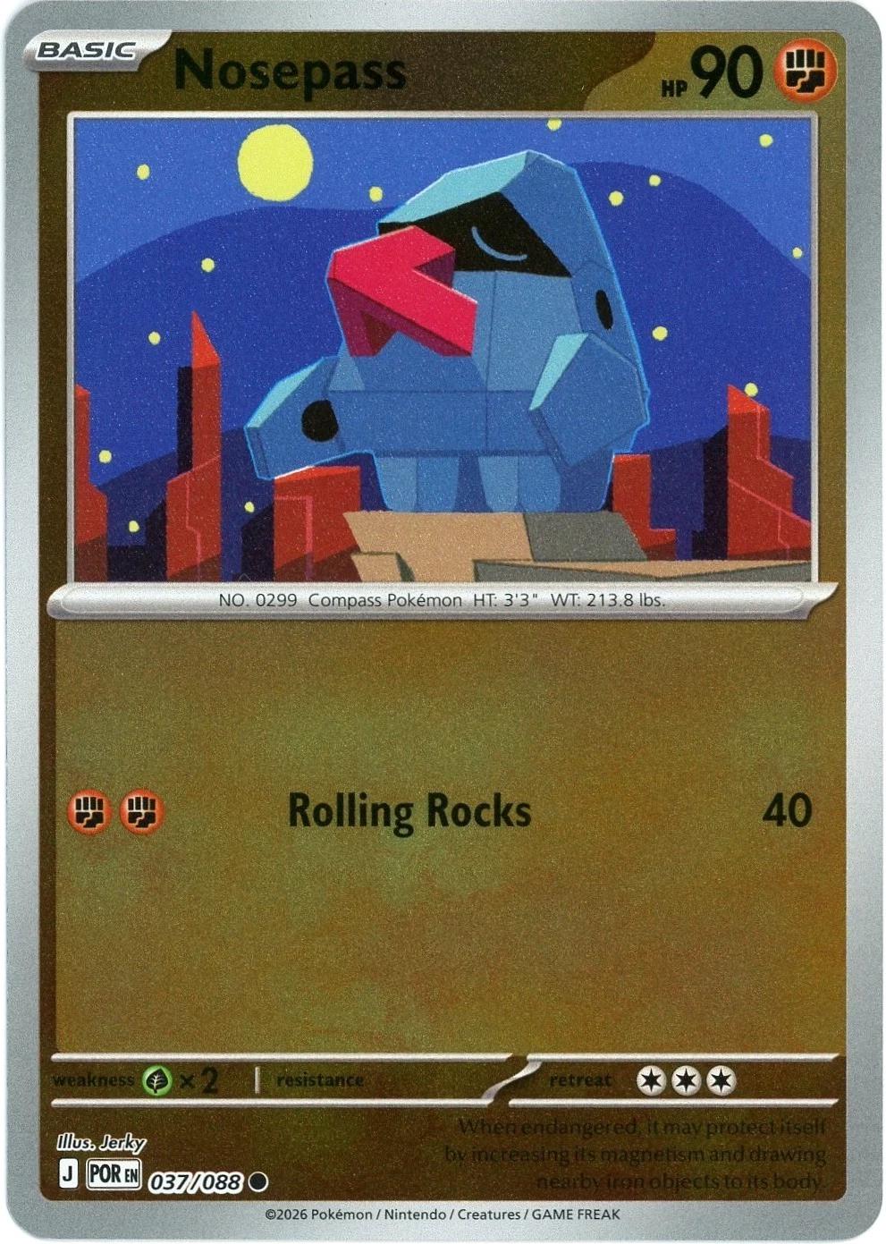 Nosepass [Reverse Holo] #37