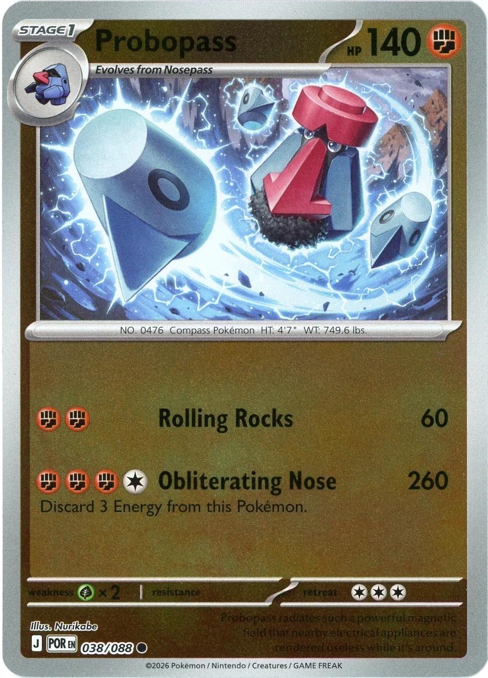Probopass [Reverse Holo] #38