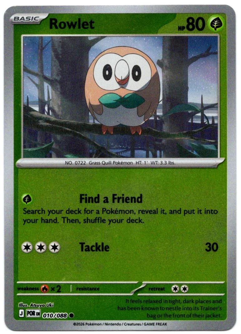 Rowlet [Reverse Holo] #10
