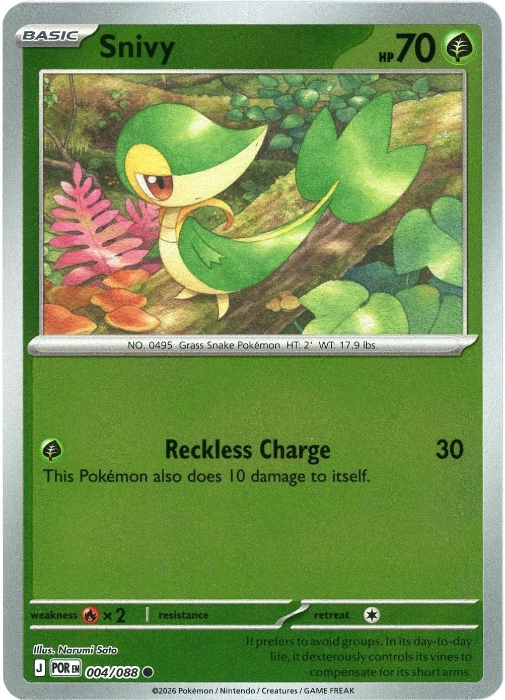 Snivy [Reverse Holo] #4