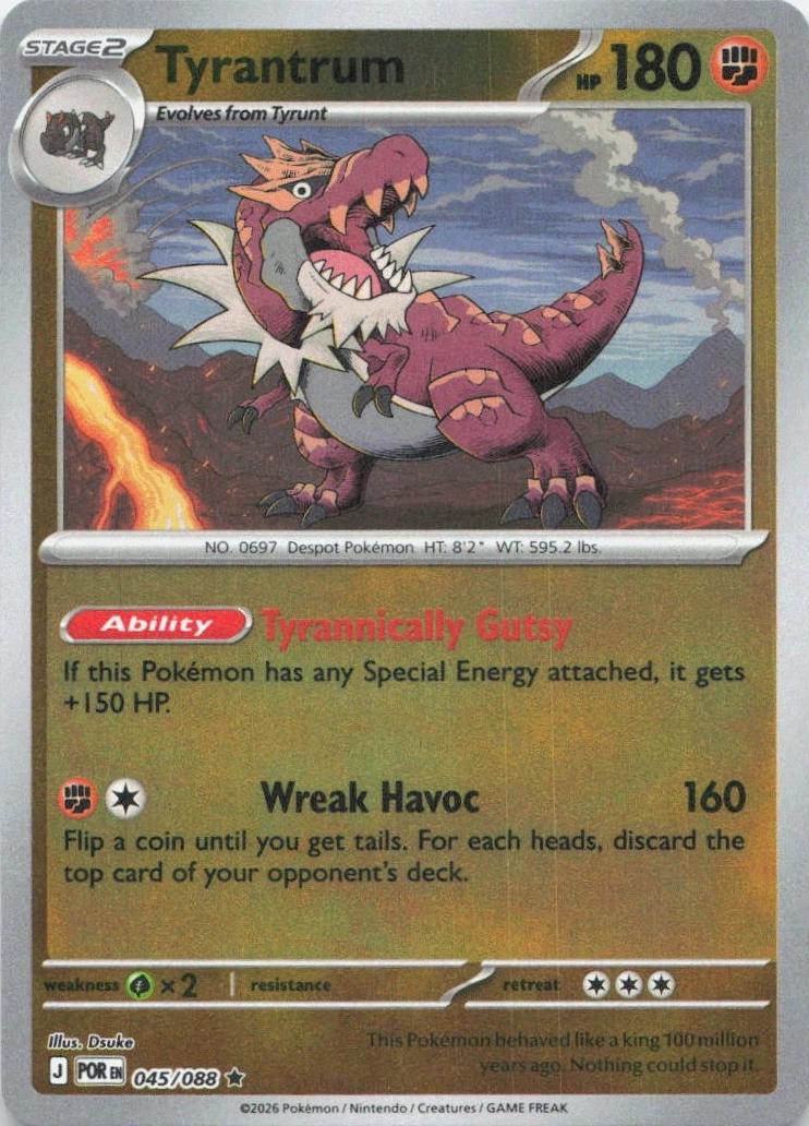 Tyrantrum [Reverse Holo] #45