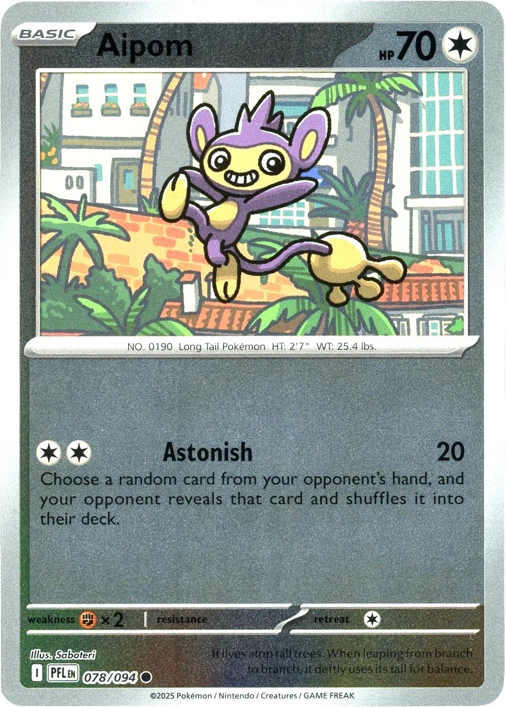 Aipom [Reverse Holo] #78