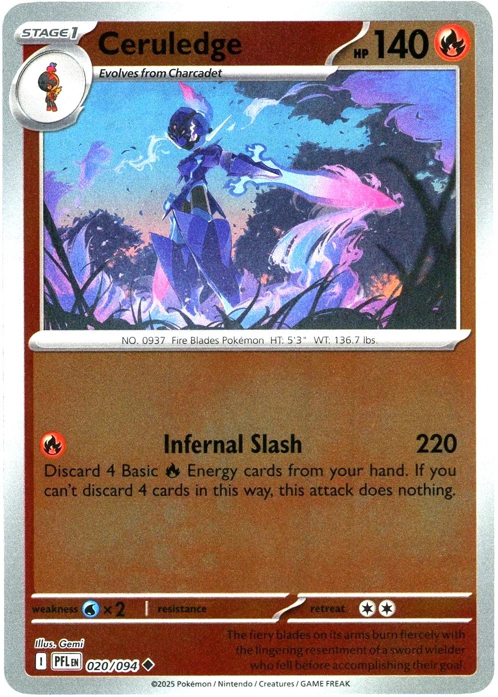 Ceruledge [Reverse Holo] #20