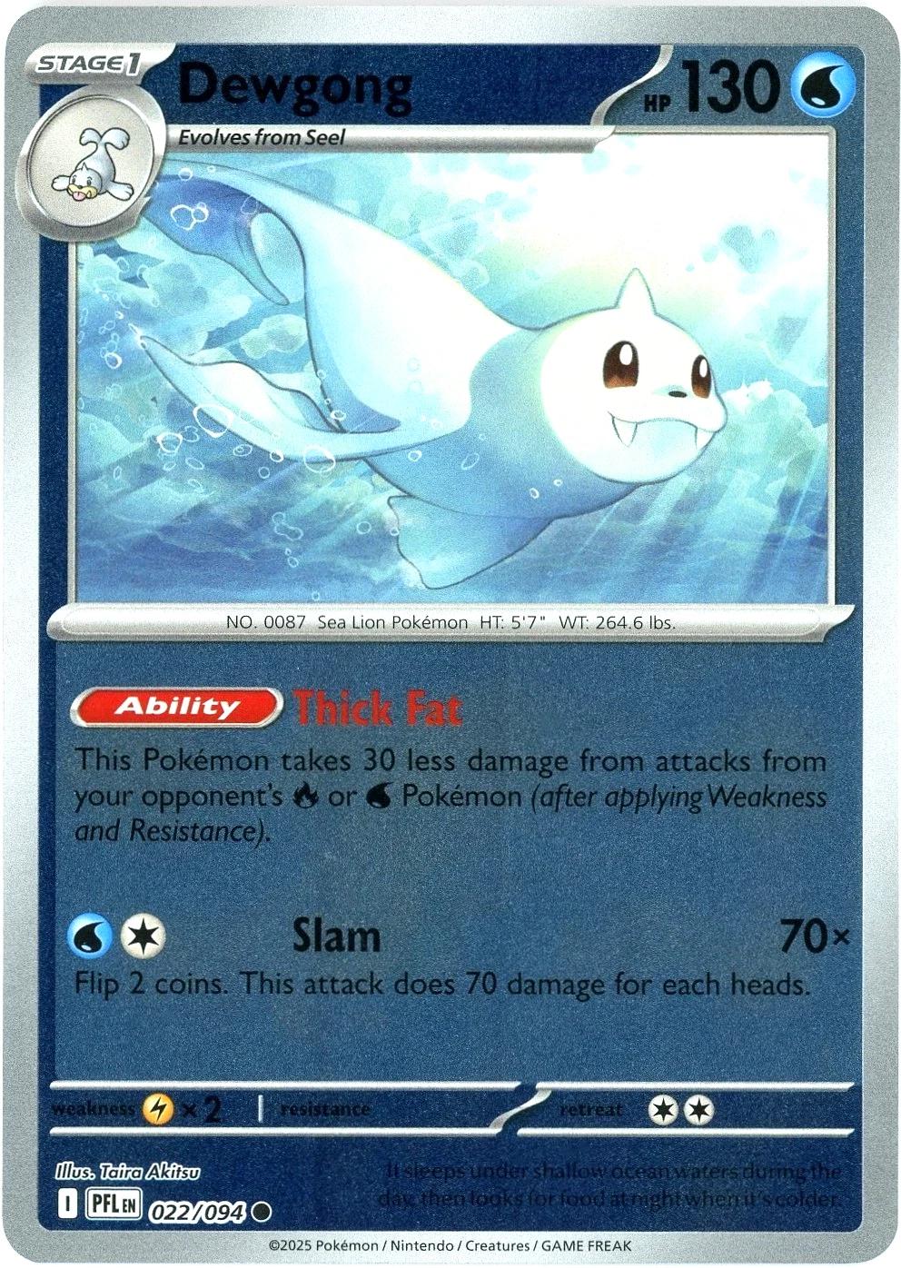Dewgong [Reverse Holo] #22