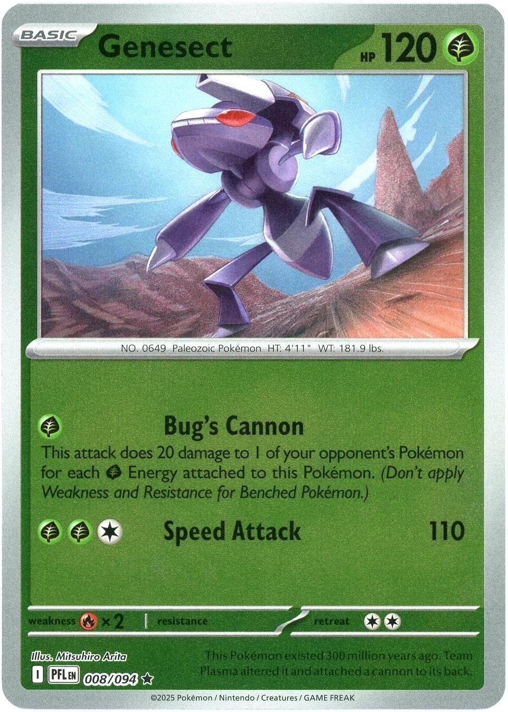 Genesect [Reverse Holo] #8