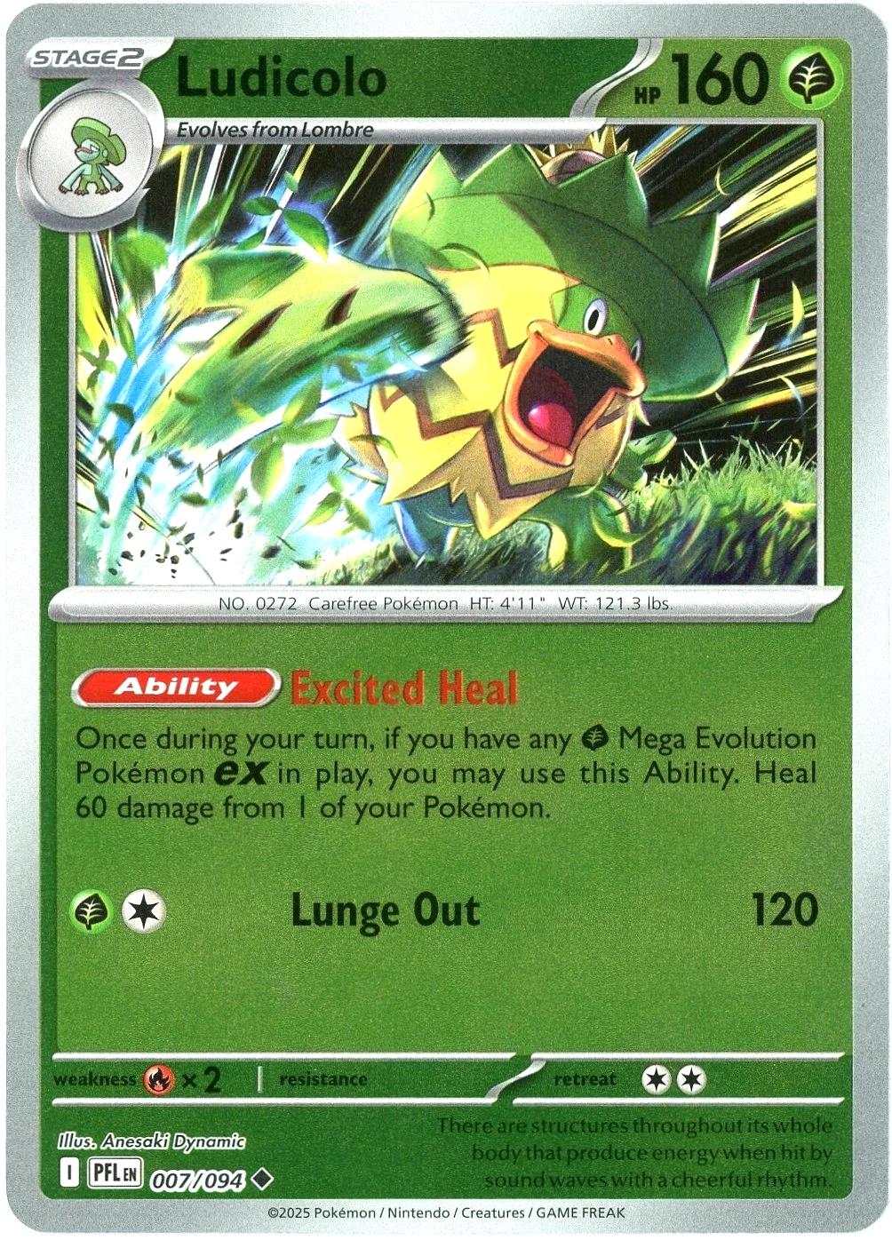 Ludicolo [Reverse Holo] #7