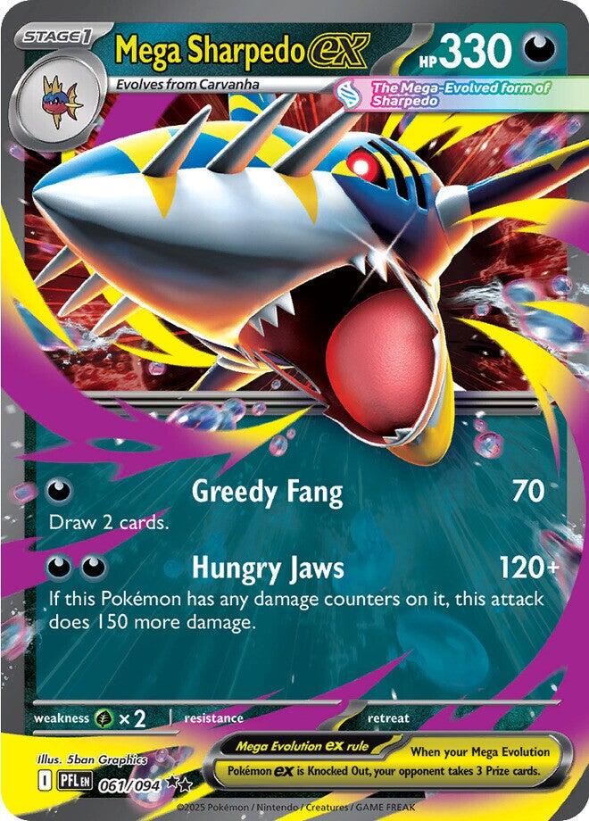 Mega Sharpedo ex #61