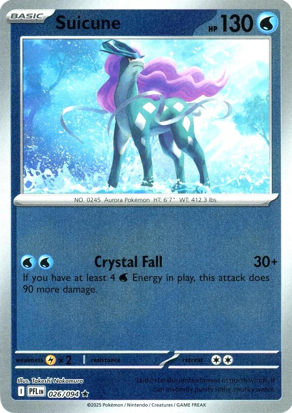 Suicune [Reverse Holo] #26