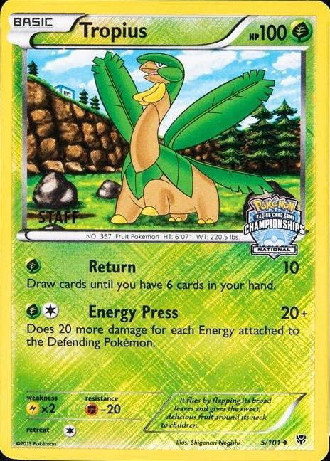 Tropius [National Championships Stafff] #5