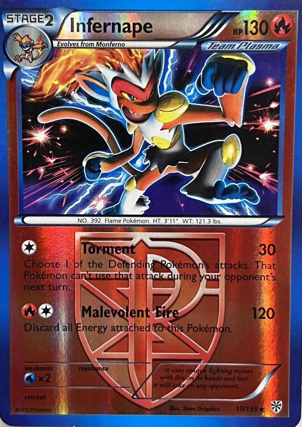 Infernape [Reverse Holo] #17