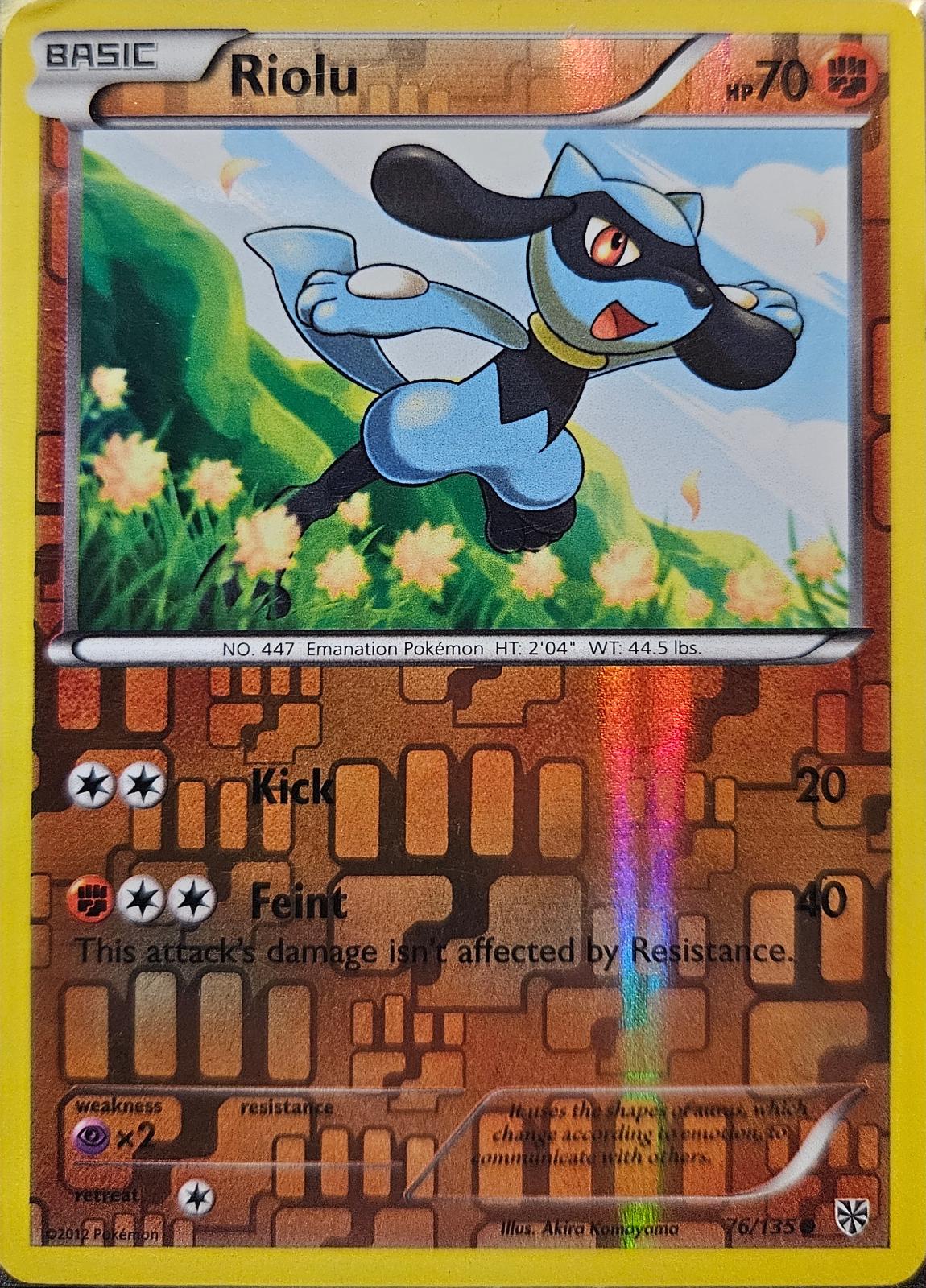 Riolu [Reverse Holo] #76