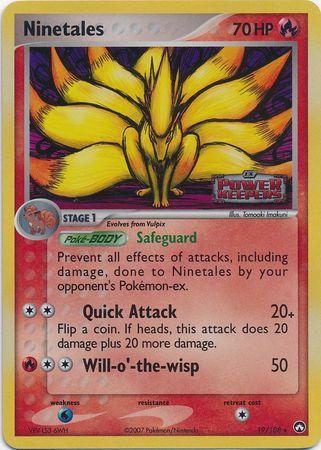 Ninetales [Reverse Holo] #19