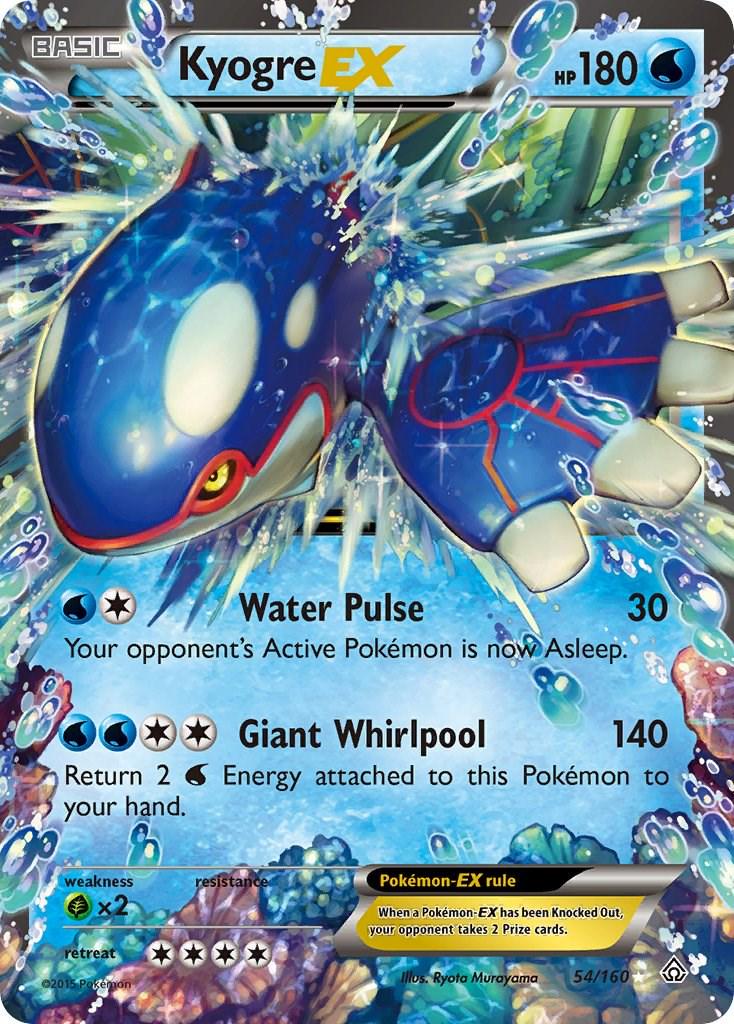 Kyogre EX #54