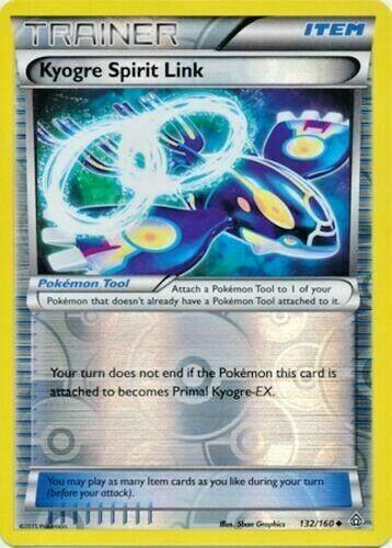 Kyogre Spirit Link [Reverse Holo] #132