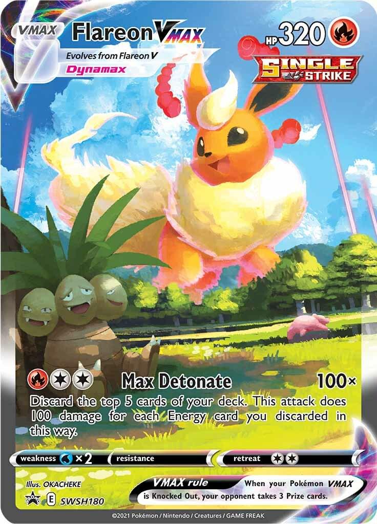 Flareon VMAX #SWSH180