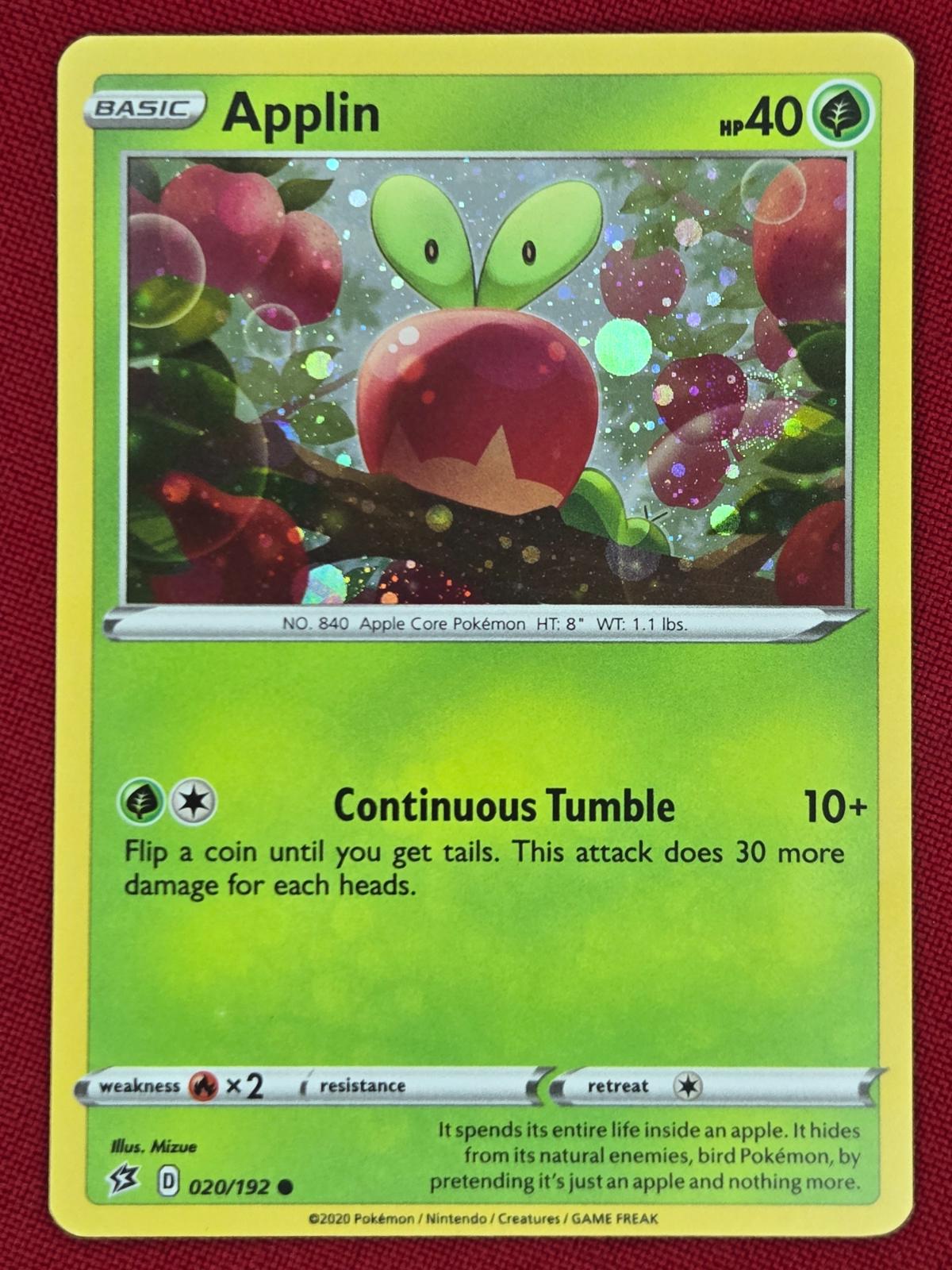 Applin [Cosmos Holo] #20