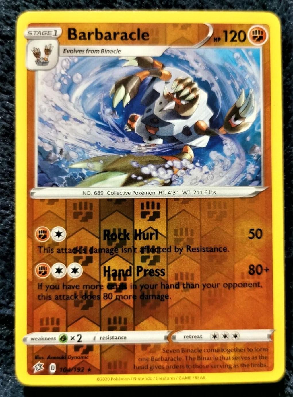 Barbaracle [Reverse Holo] #104