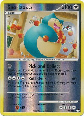 Snorlax [Reverse Holo] #33