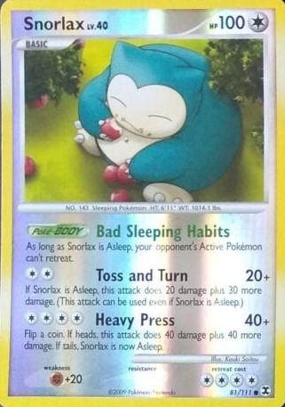 Snorlax [Reverse Holo] #81