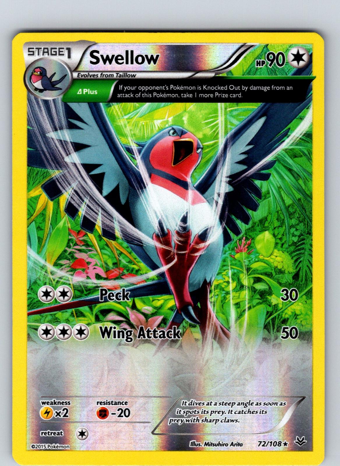 Swellow [Reverse Holo] #72