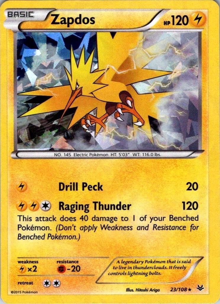 Zapdos [Cracked Ice Holo] #23
