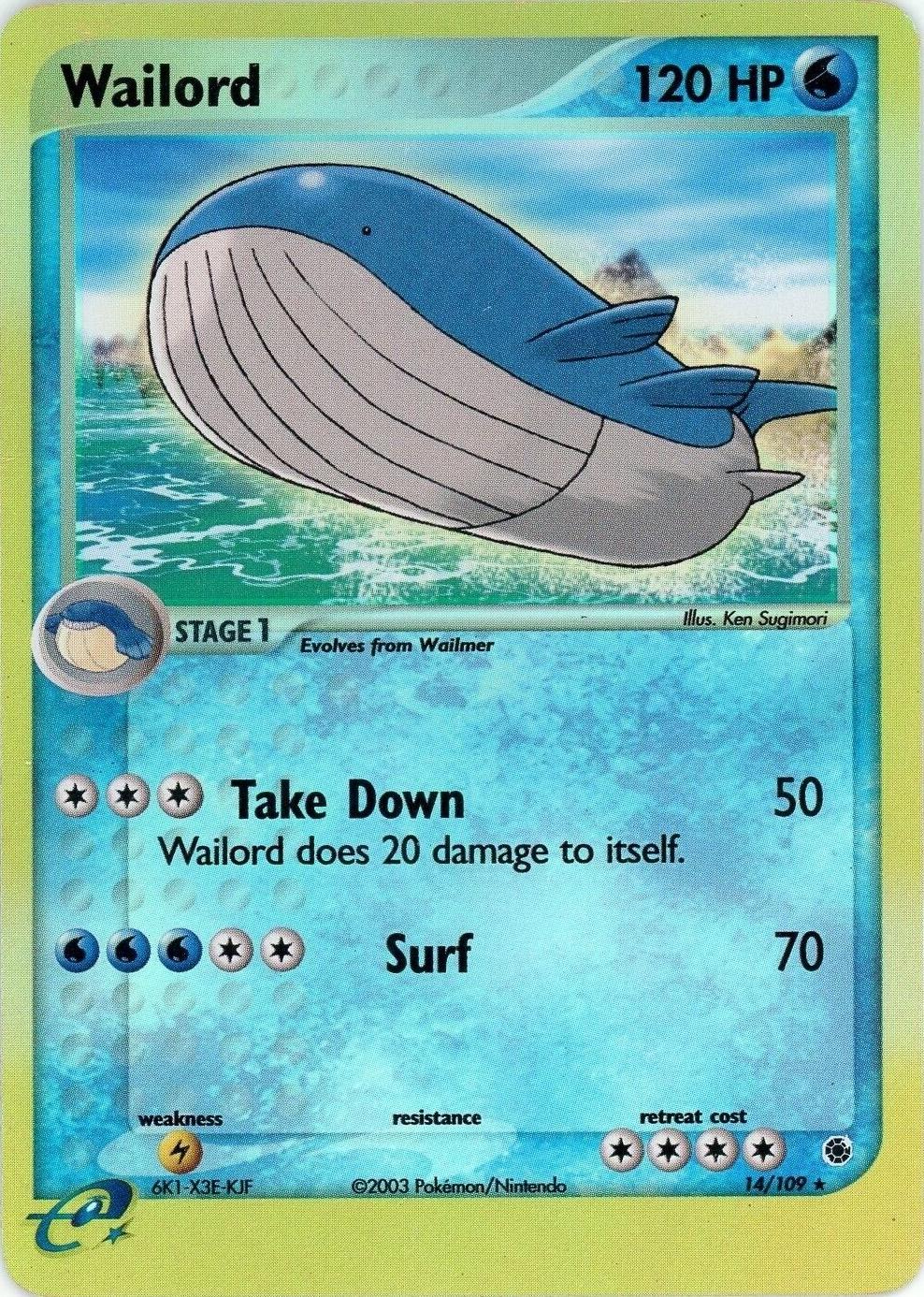 Wailord [Reverse Holo] #14