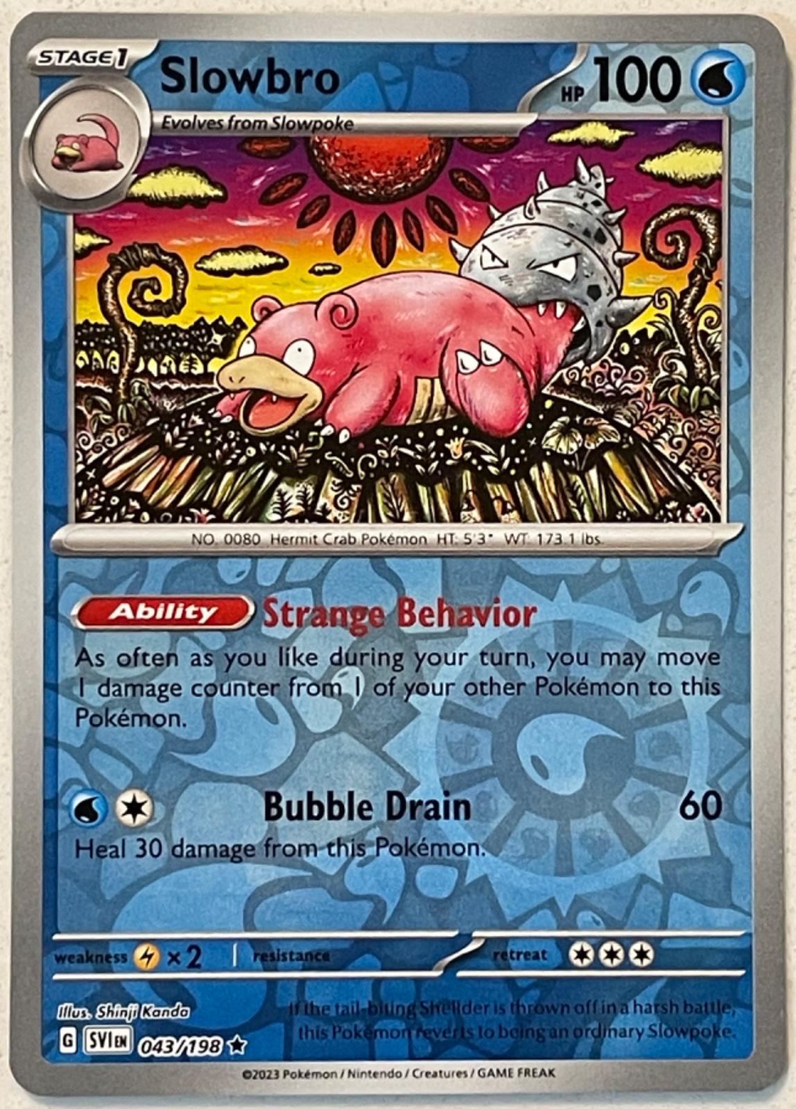 Slowbro [Reverse Holo] #43