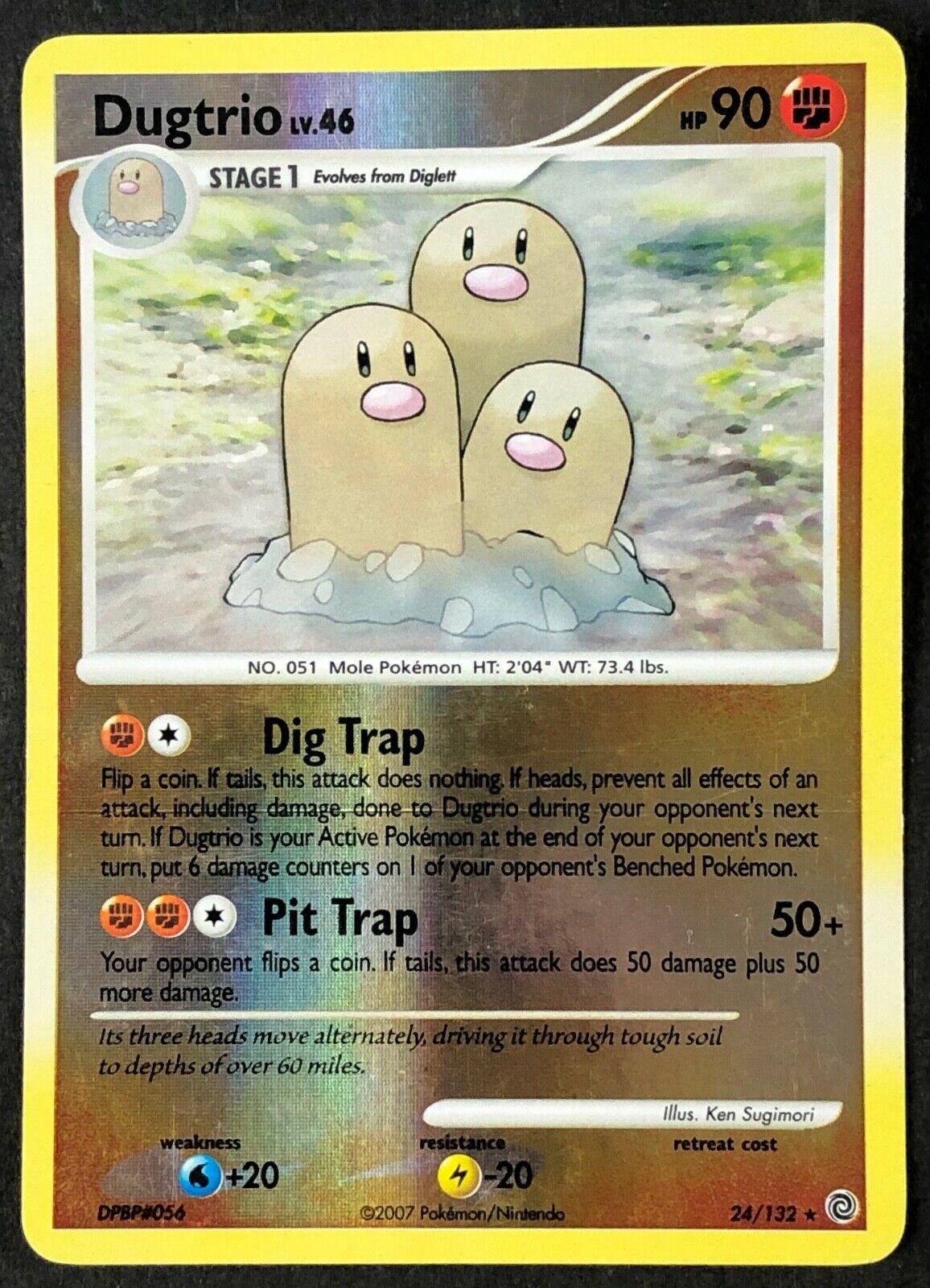 Dugtrio [Reverse Holo] #24