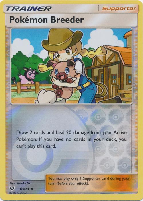 Pokemon Breeder [Reverse Holo] #63