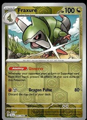 Fraxure [Reverse Holo] #45