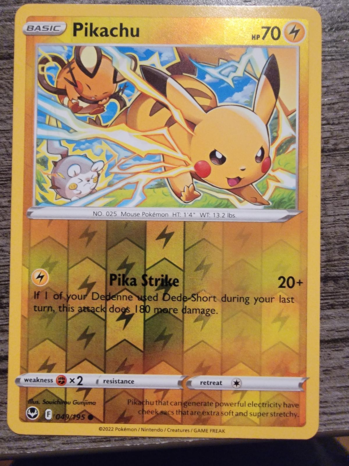 Pikachu [Reverse Holo] #49