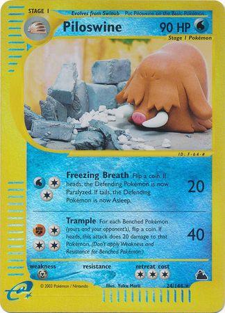 Piloswine [Reverse Holo] #24