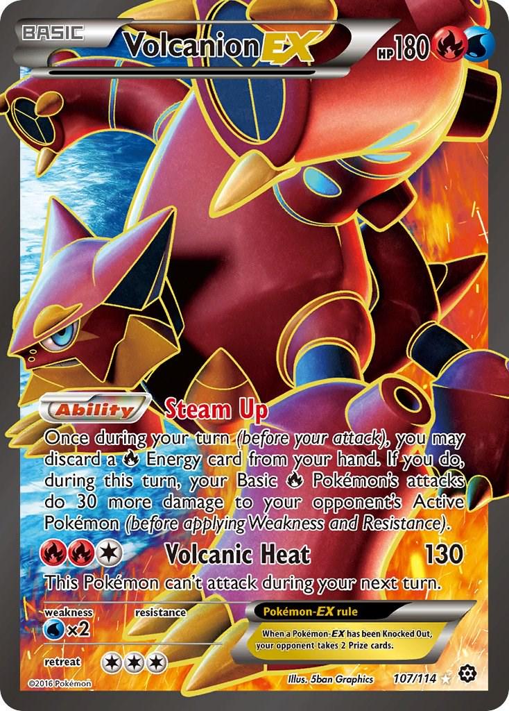 Volcanion EX #107