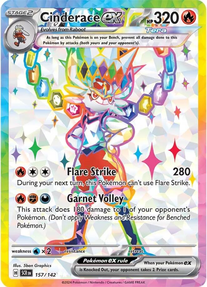 Cinderace ex #157