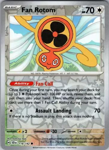 Fan Rotom [Reverse Holo] #118