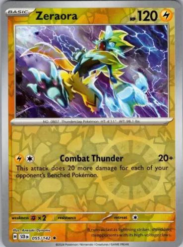 Zeraora [Reverse Holo] #55